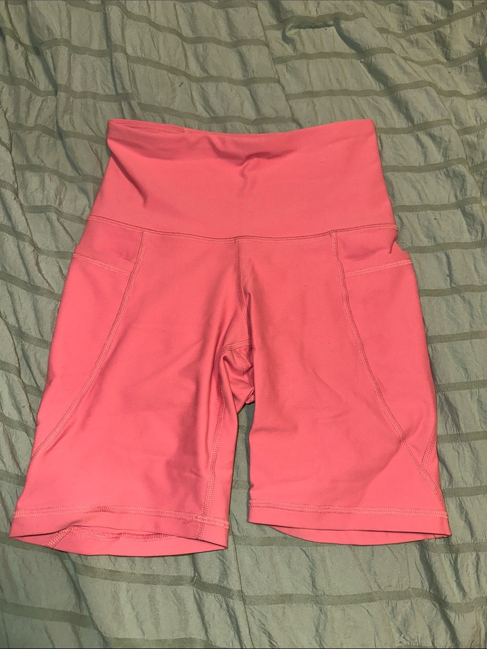 Old Navy Coral High-Rise Bike Shorts